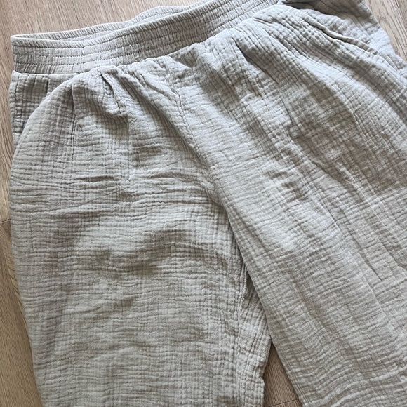 Women’s beige cotton pants size large - Picture 9 of 9